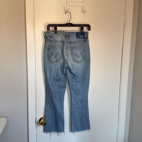Mother The Insider Crop Step Fray High Rise Jeans Size 25 I Confess - Picture 4 of 6